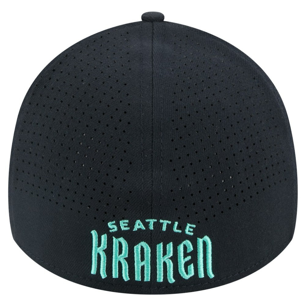 Seattle Kraken New Era Zig Zag 39THIRTY A-Frame Perforated Flex Hat Discount