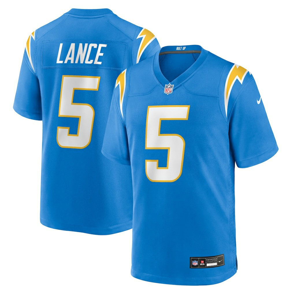 Los Angeles Chargers Nike Trey Lance  Team Game Jersey