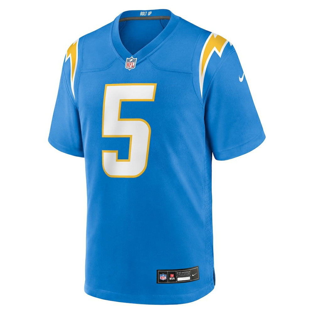 Los Angeles Chargers Nike Trey Lance  Team Game Jersey