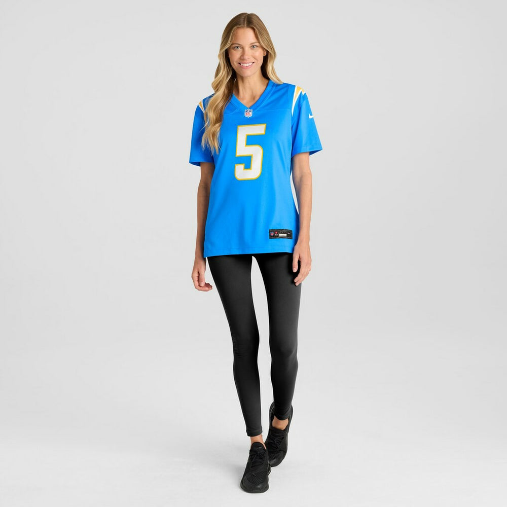 Los Angeles Chargers Nike Trey Lance  Women's Team Game Jersey