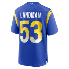 Los Angeles Rams Nike Nate Landman  Team Game Jersey