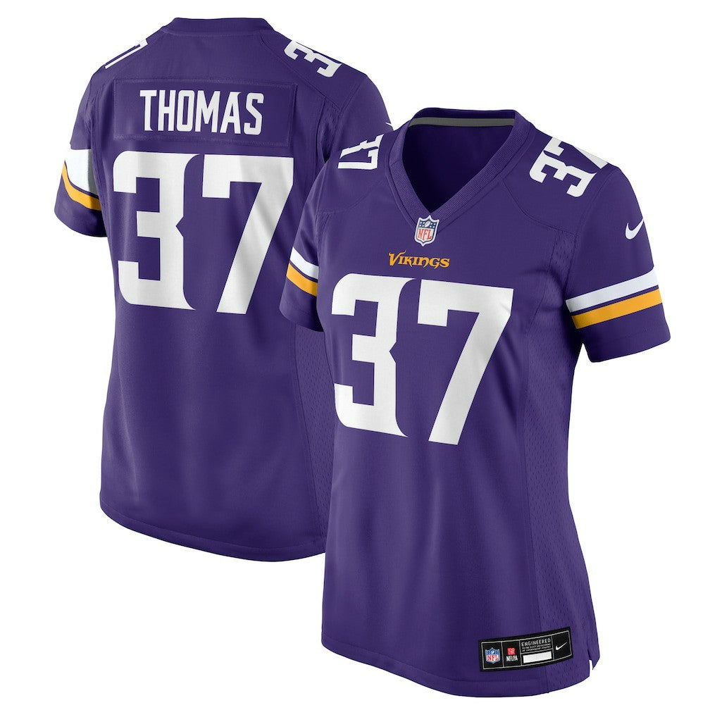 Minnesota Vikings Nike Tavierre Thomas  Women's Team Game Jersey