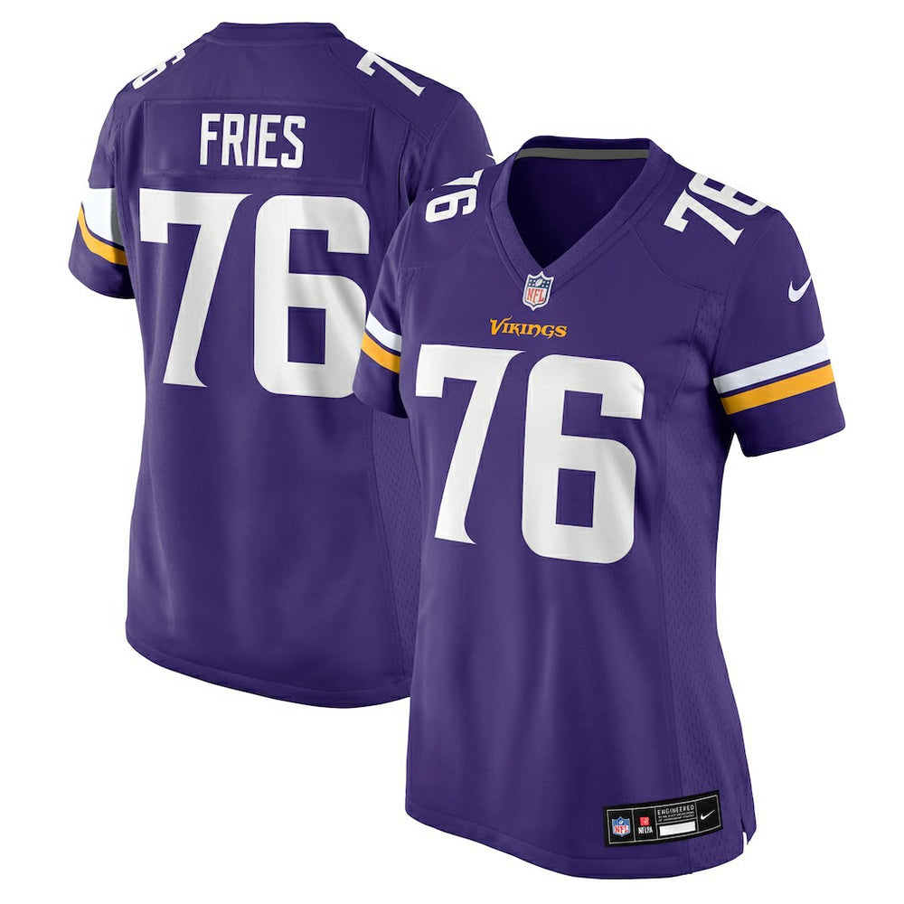 Minnesota Vikings Nike Will Fries  Women's Team Game Jersey