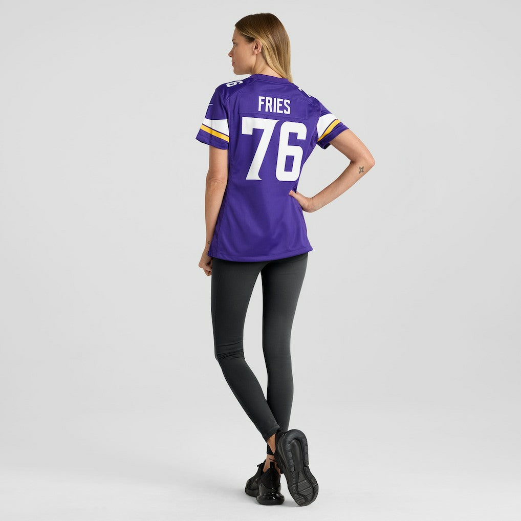 Minnesota Vikings Nike Will Fries  Women's Team Game Jersey