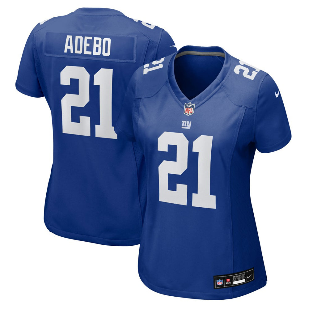New York Giants Nike Paulson Adebo  Women's Team Game Jersey