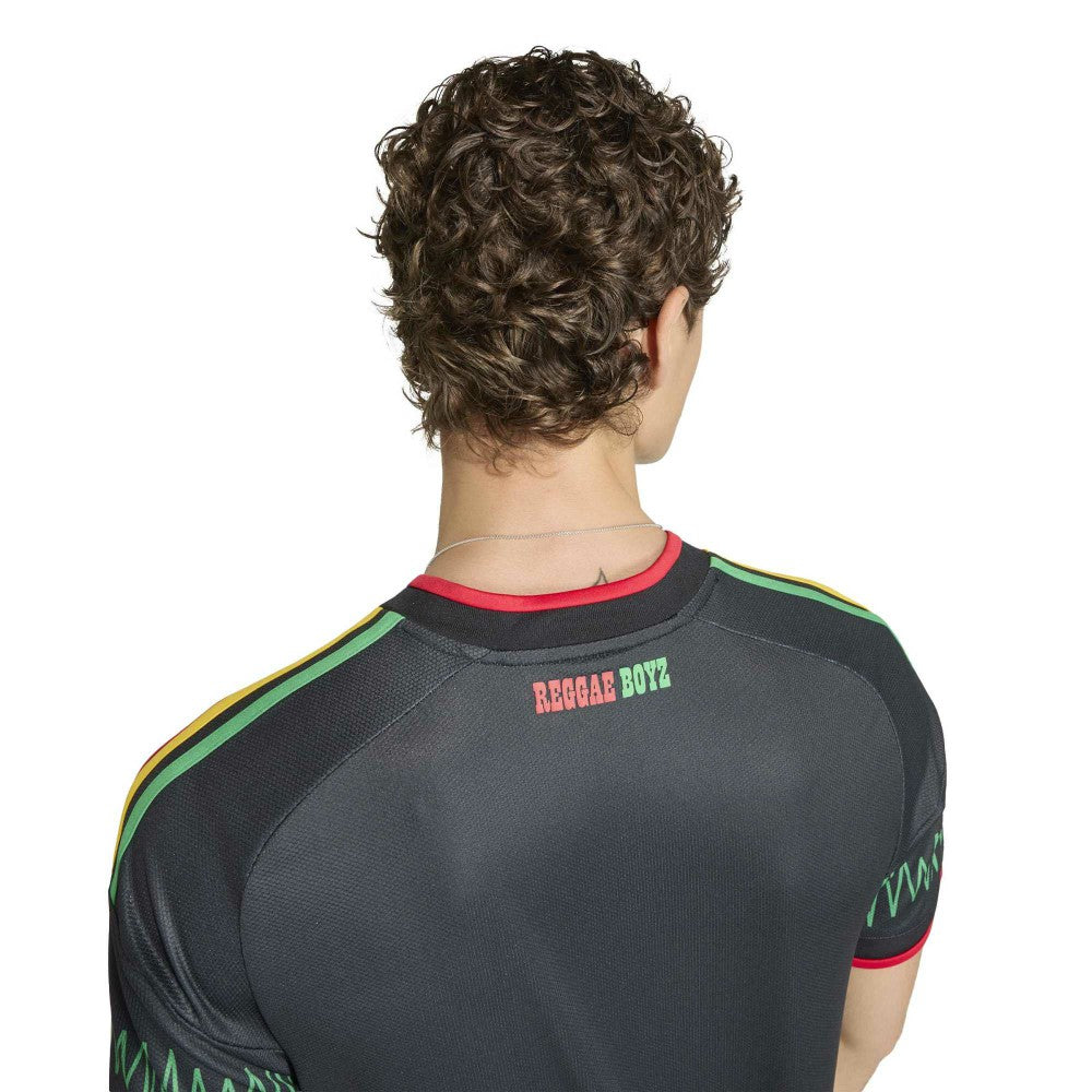 Jamaica National Team 2026 Away Replica Jersey Black - Adidas