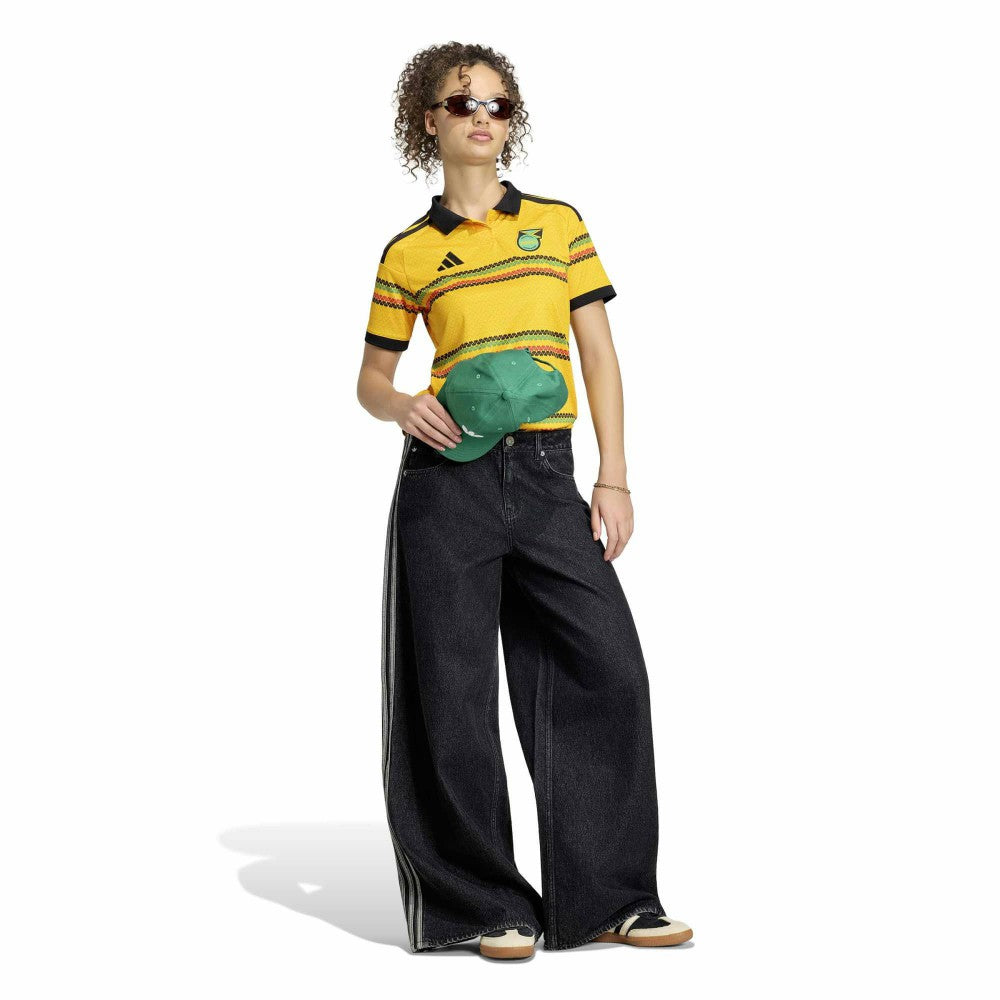 Jamaica National Team Women's 2026 Home Replica Jersey Yellow - Adidas