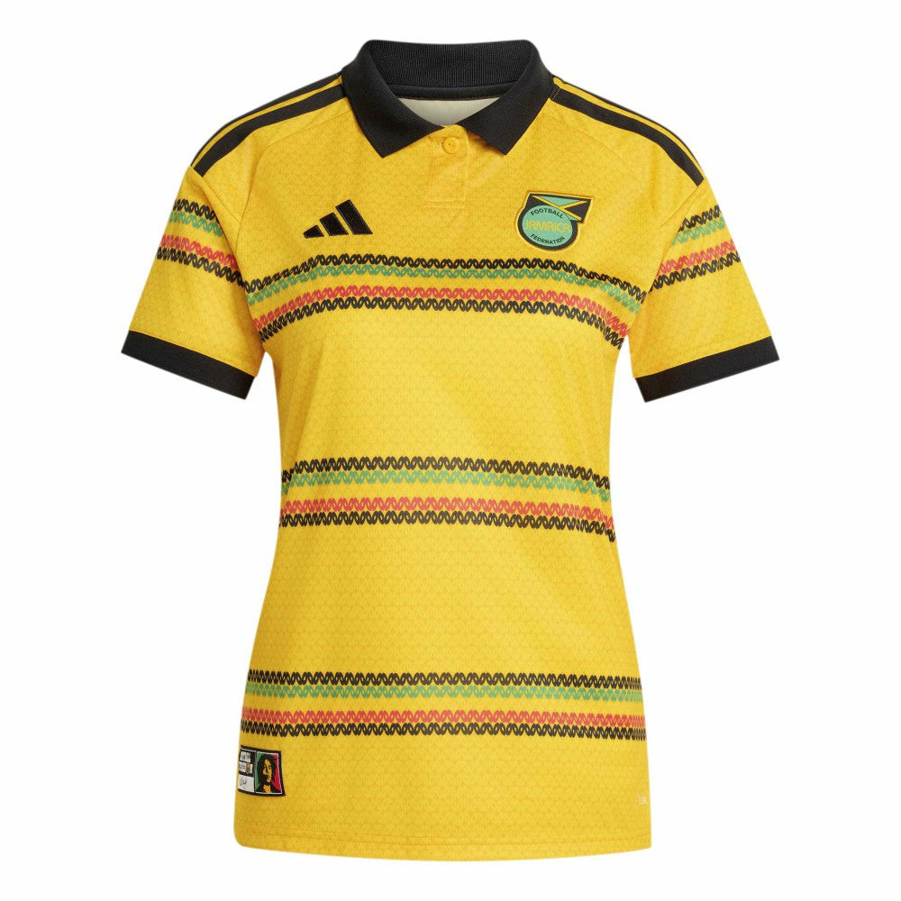 Jamaica National Team Women's 2026 Home Replica Jersey Yellow - Adidas