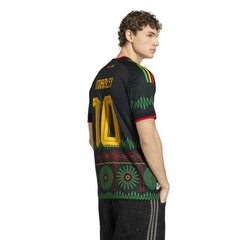 Bob Marley Jamaica National Team 2026 Away Replica Jersey Black - Adidas