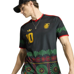 Bob Marley Jamaica National Team 2026 Away Replica Jersey Black - Adidas