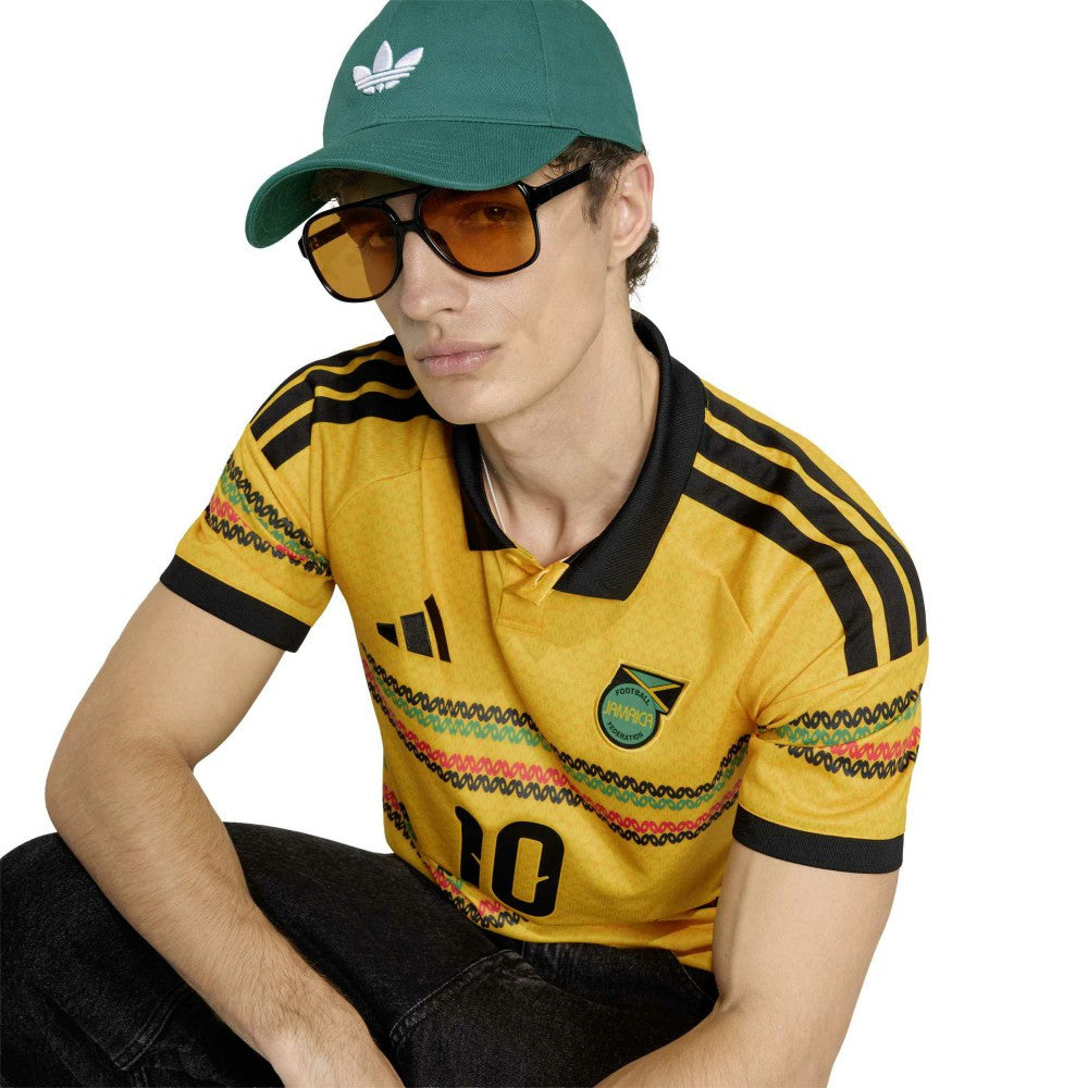 Bob Marley Jamaica National Team 2026 Home Replica Jersey Yellow - Adidas