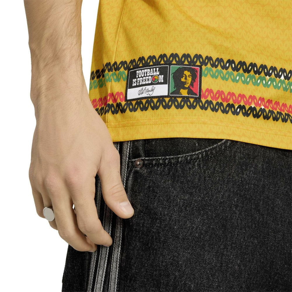 Bob Marley Jamaica National Team 2026 Home Replica Jersey Yellow - Adidas