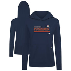 Detroit Tigers Levelwear Women's Relay Breaker Pullover Hoodie | MLB Sale