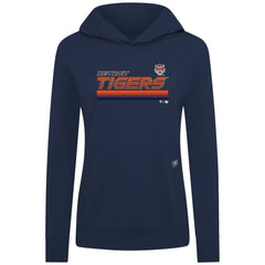 Detroit Tigers Levelwear Women's Relay Breaker Pullover Hoodie | MLB Sale