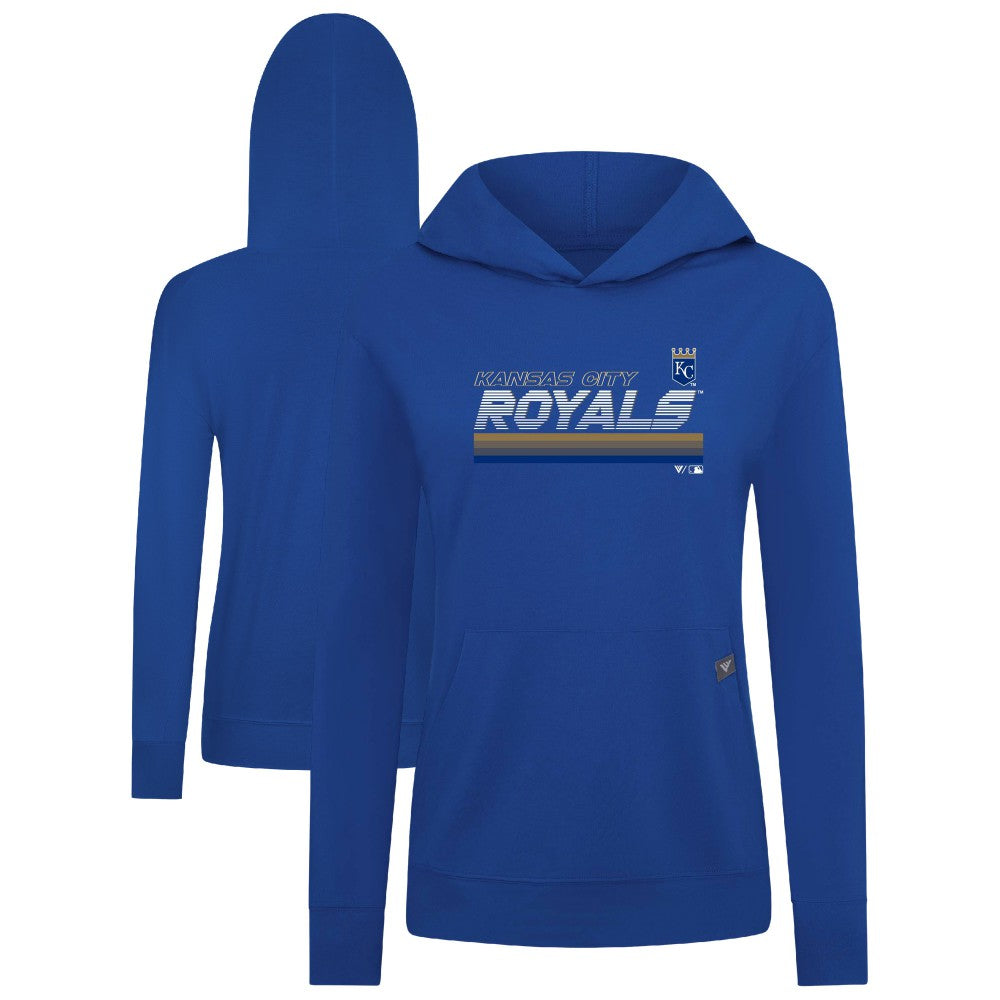Kansas City Royals Levelwear Women's Relay Breaker Pullover Hoodie | MLB Discount