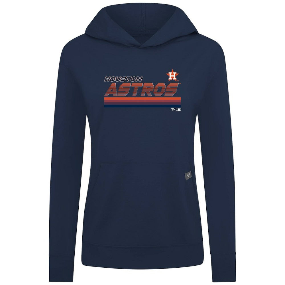 Houston Astros Levelwear Women's Relay Breaker Pullover Hoodie | MLB On Sale