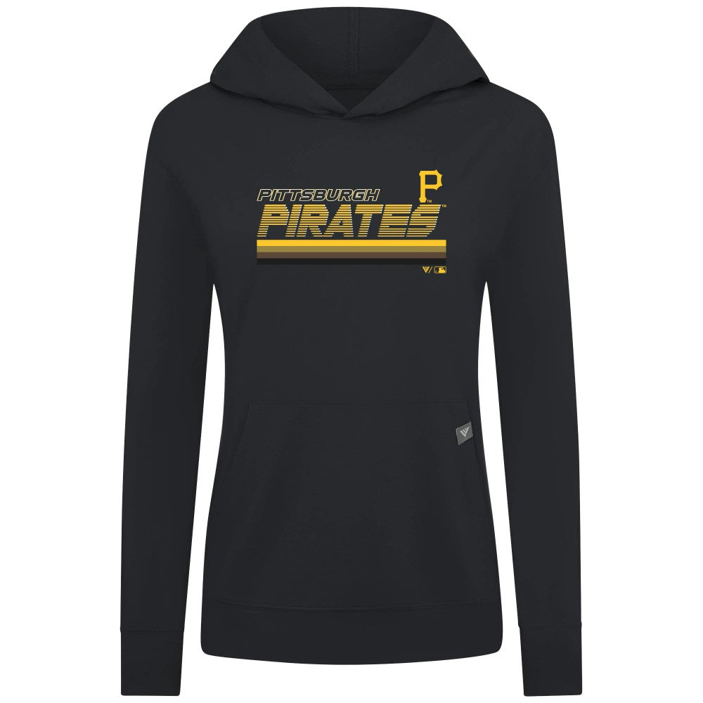 Pittsburgh Pirates Levelwear Women's Relay Breaker Pullover Hoodie | MLB Discount