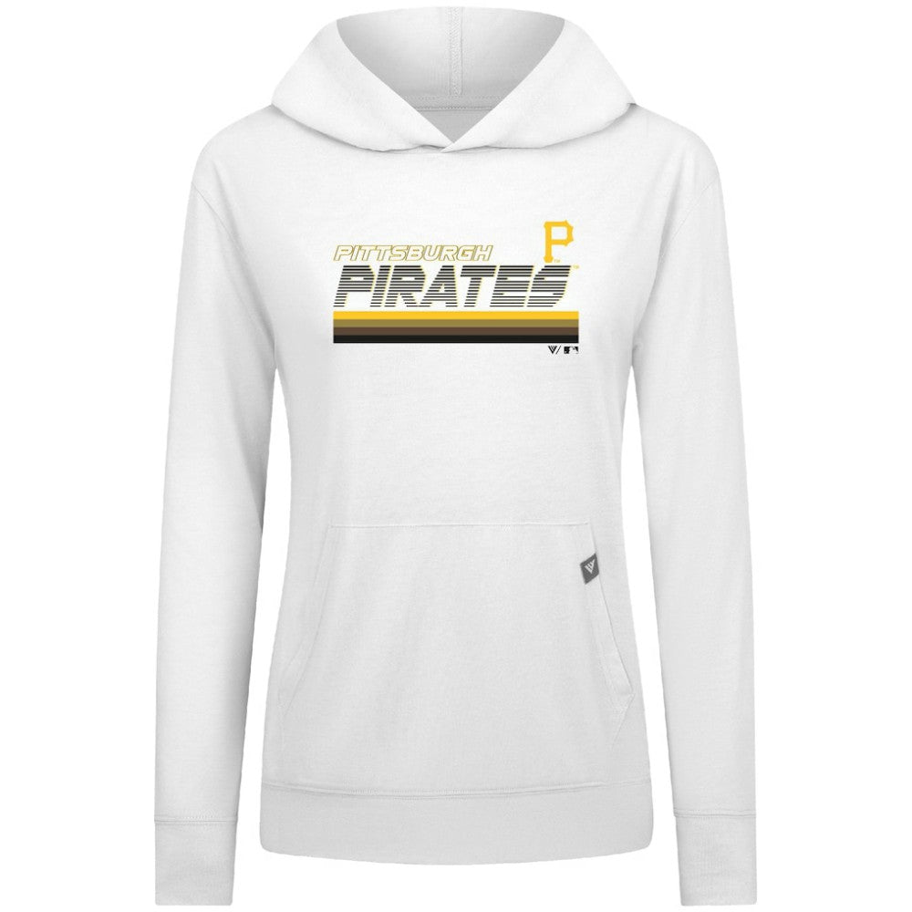 Pittsburgh Pirates Levelwear Women's Relay Breaker Pullover Hoodie | MLB New
