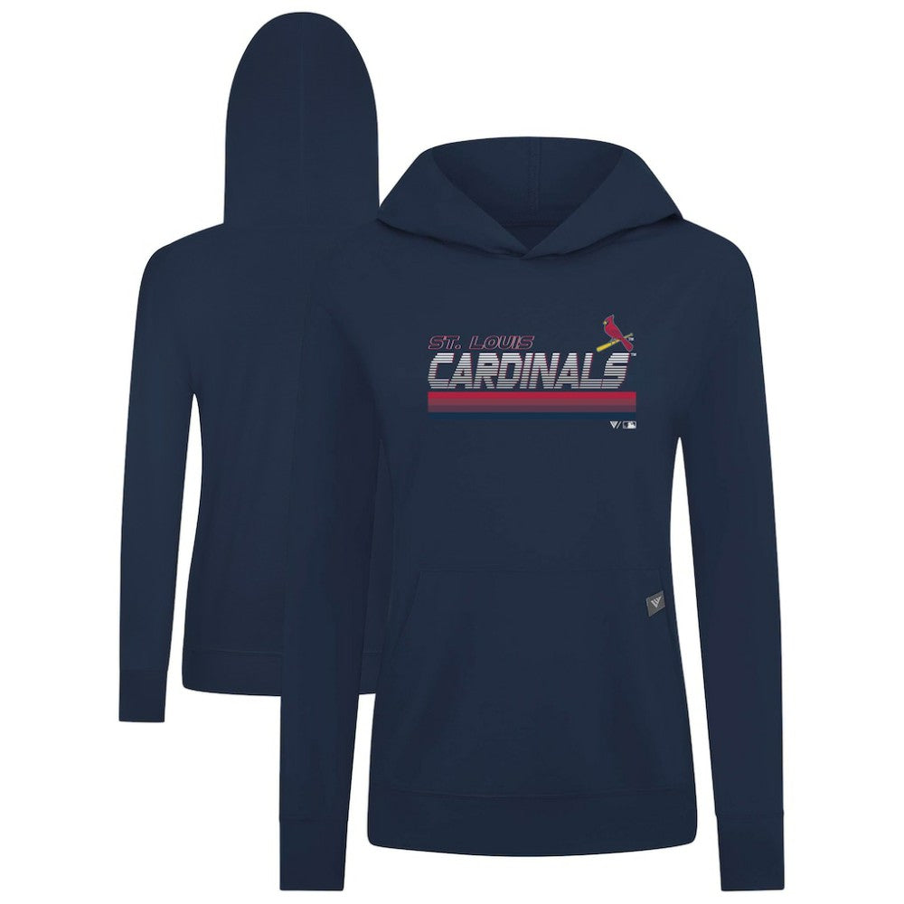St. Louis Cardinals Levelwear Women's Relay Breaker Pullover Hoodie | MLB Discount