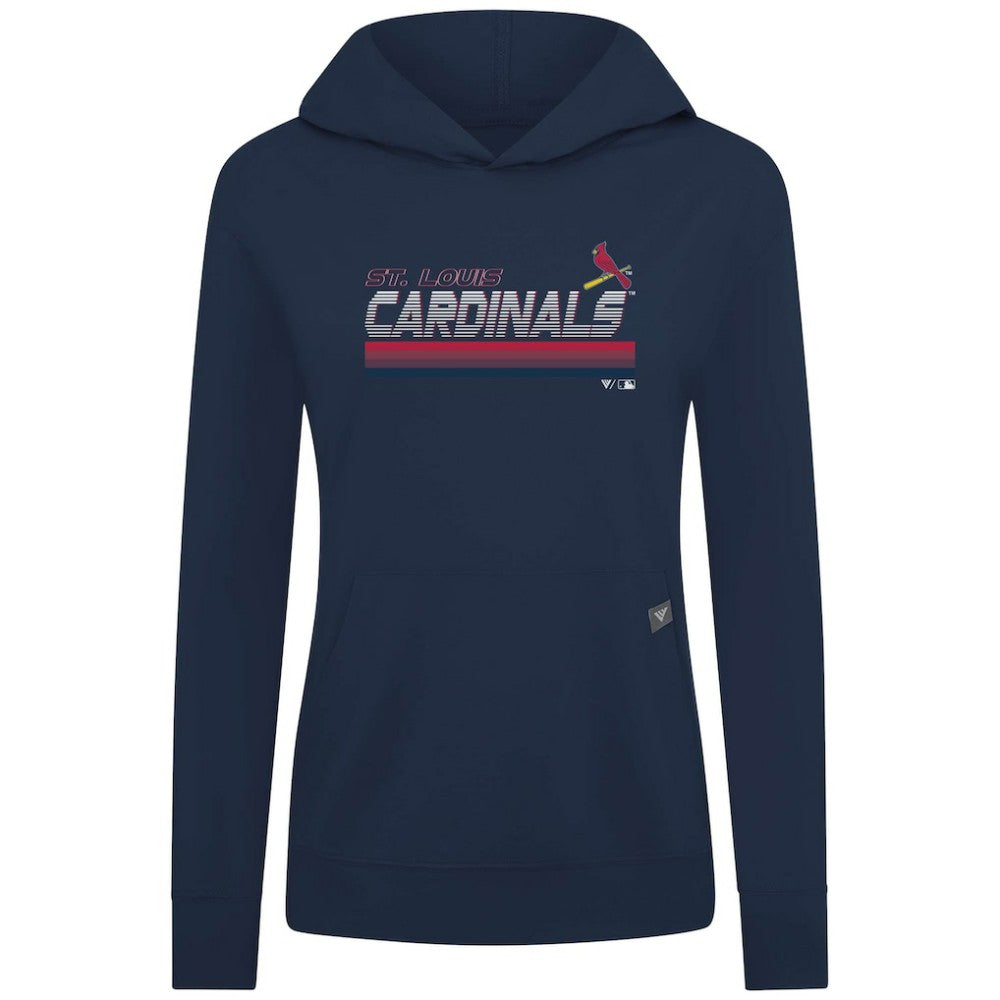 St. Louis Cardinals Levelwear Women's Relay Breaker Pullover Hoodie | MLB Discount