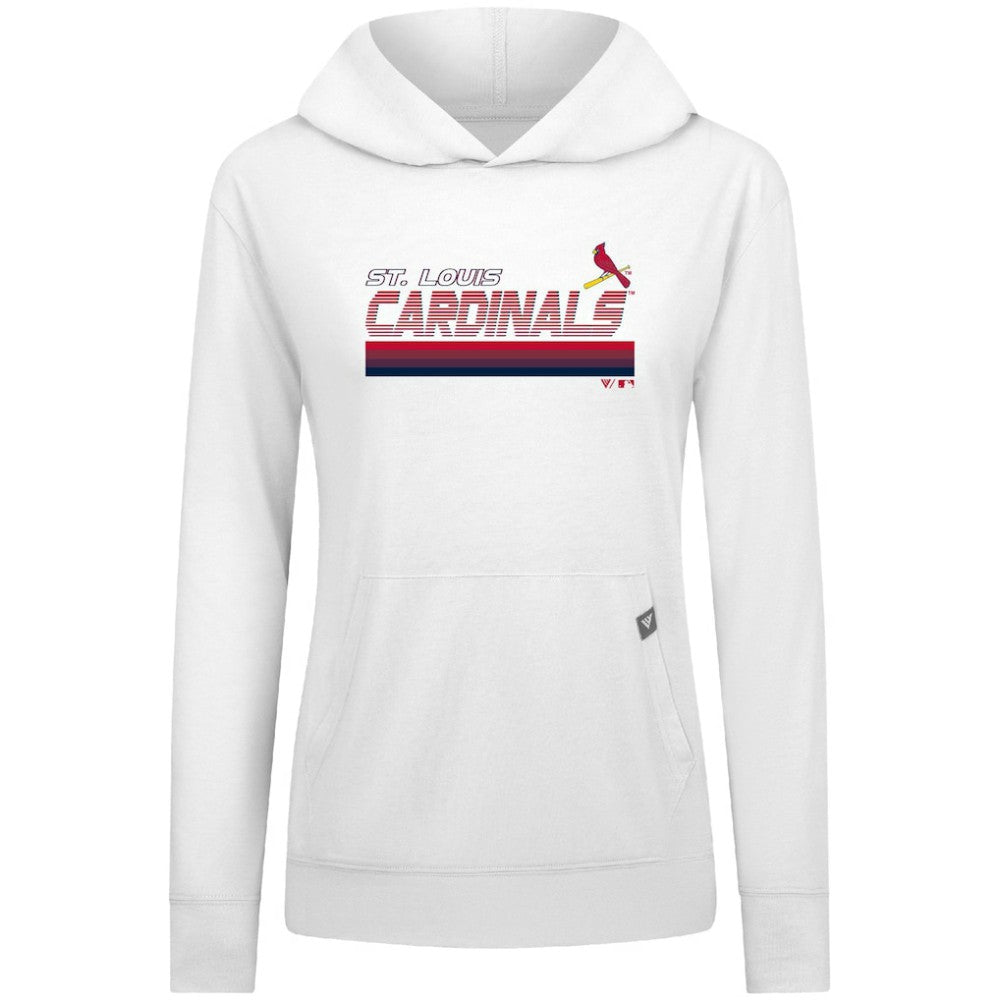 St. Louis Cardinals Levelwear Women's Relay Breaker Pullover Hoodie | MLB On Sale