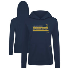 Milwaukee Brewers Levelwear Women's Relay Breaker Pullover Hoodie | MLB Outlet