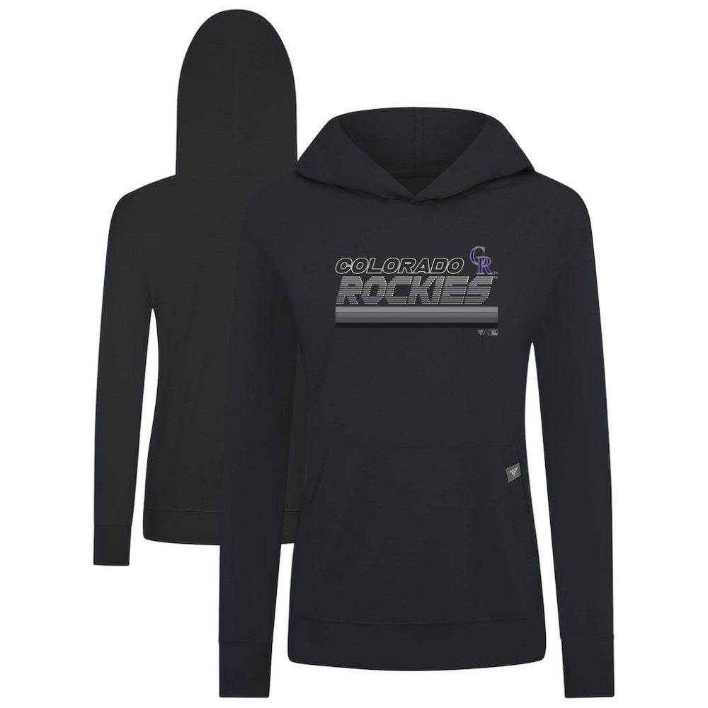 Colorado Rockies Levelwear Women's Relay Breaker Pullover Hoodie | MLB Shop