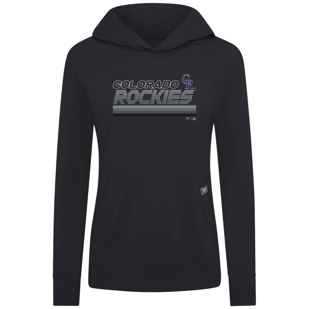 Colorado Rockies Levelwear Women's Relay Breaker Pullover Hoodie | MLB Shop