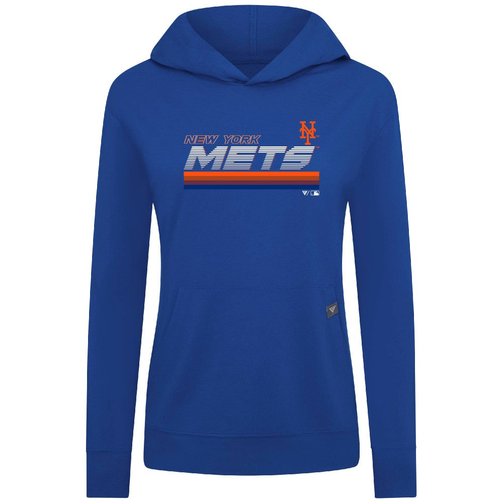 New York Mets Levelwear Women's Relay Breaker Pullover Hoodie | MLB New