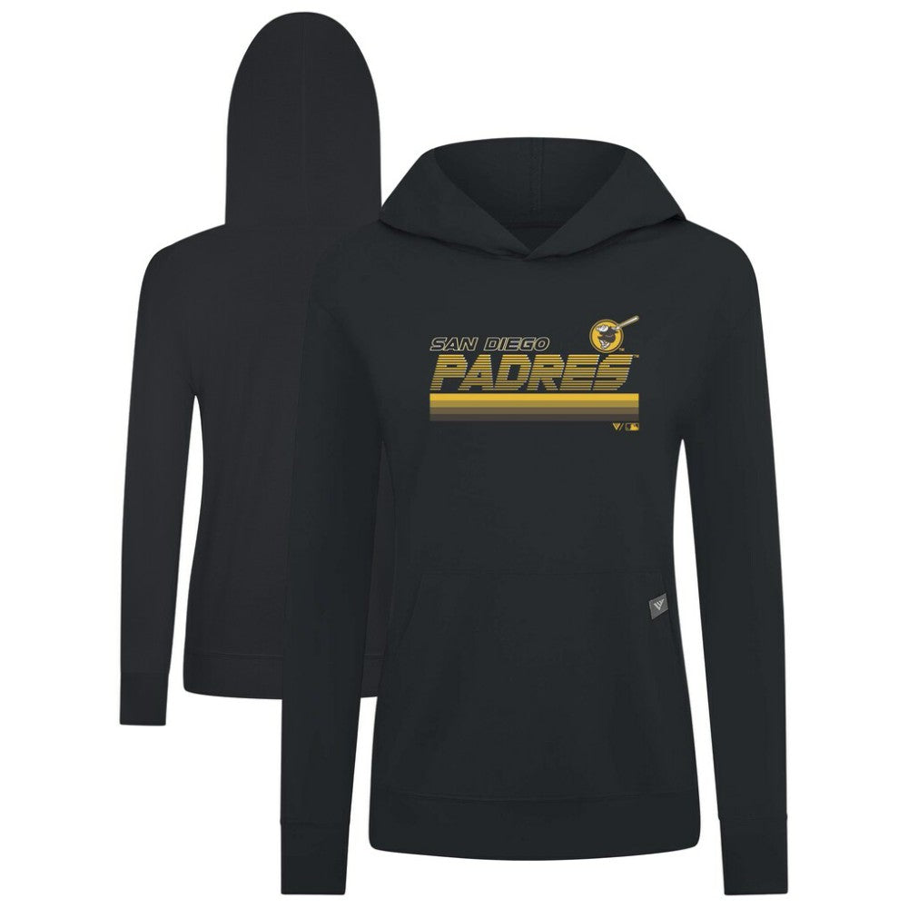 San Diego Padres Levelwear Women's Relay Breaker Pullover Hoodie | MLB Online