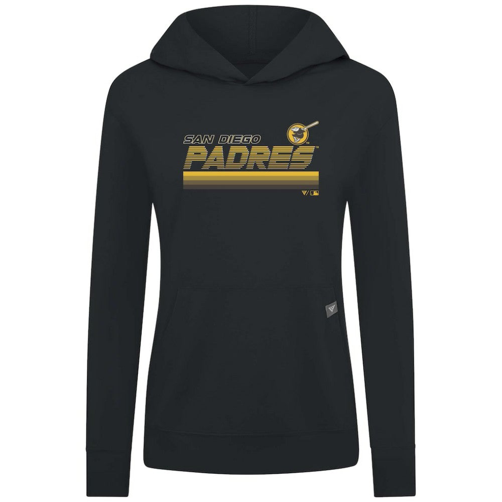 San Diego Padres Levelwear Women's Relay Breaker Pullover Hoodie | MLB Online