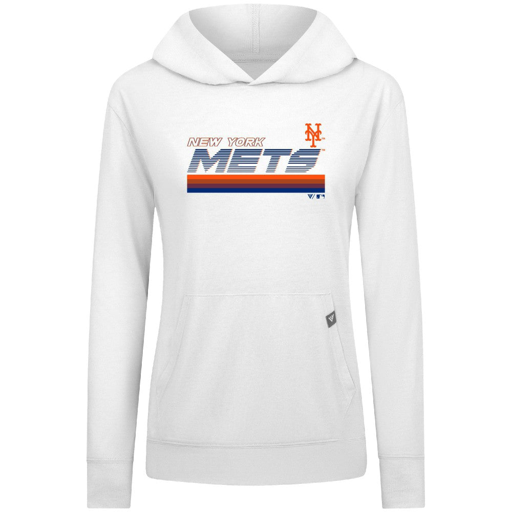 New York Mets Levelwear Women's Relay Breaker Pullover Hoodie | MLB On Sale