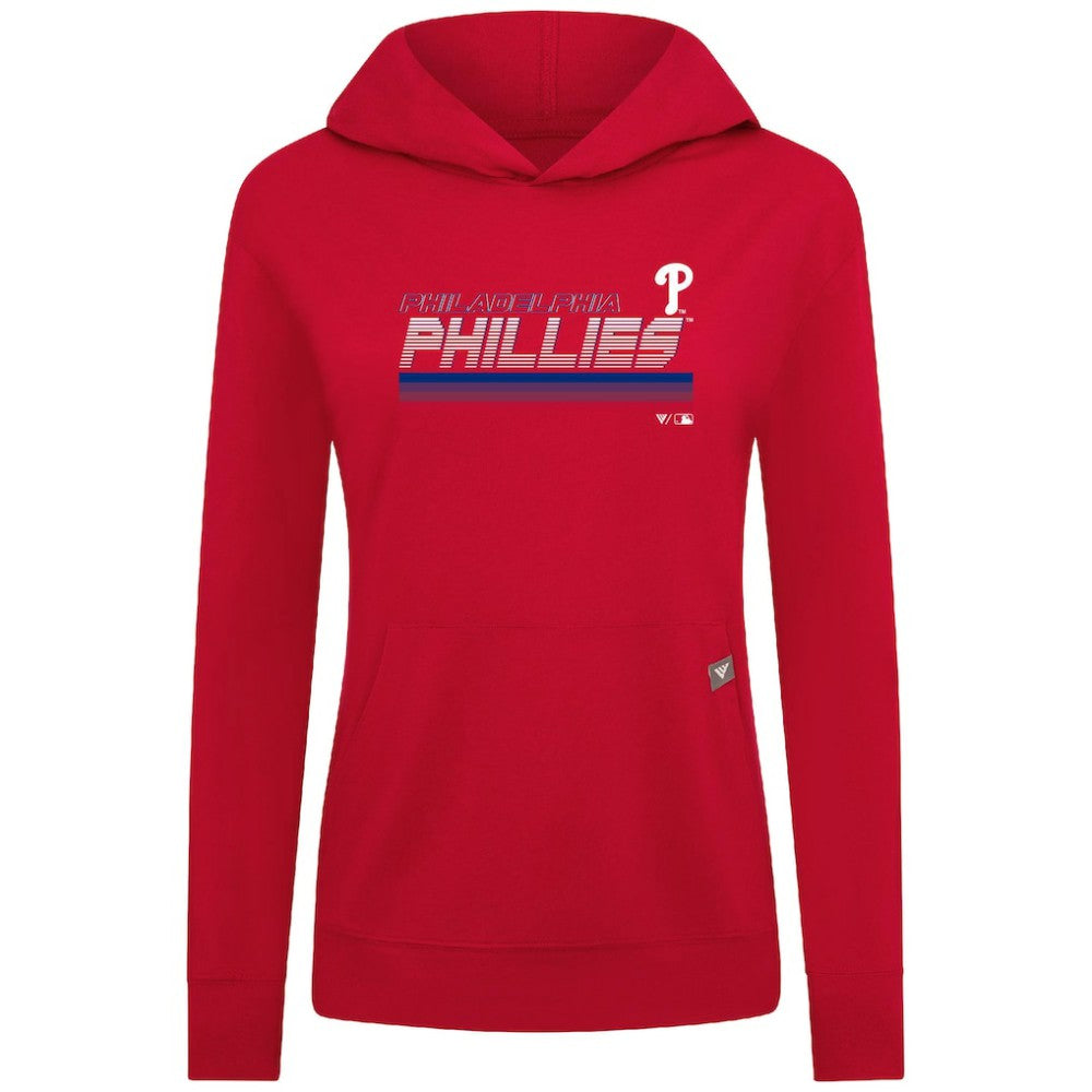 Philadelphia Phillies Levelwear Women's Relay Breaker Pullover Hoodie | MLB Sale