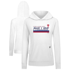 Philadelphia Phillies Levelwear Women's Relay Breaker Pullover Hoodie | MLB On Sale