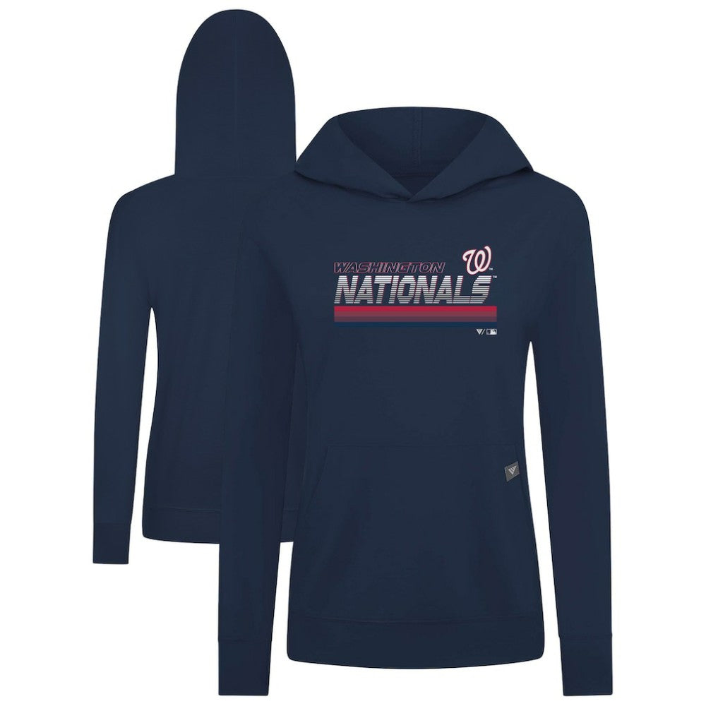 Washington Nationals Levelwear Women's Relay Breaker Pullover Hoodie | MLB Outlet