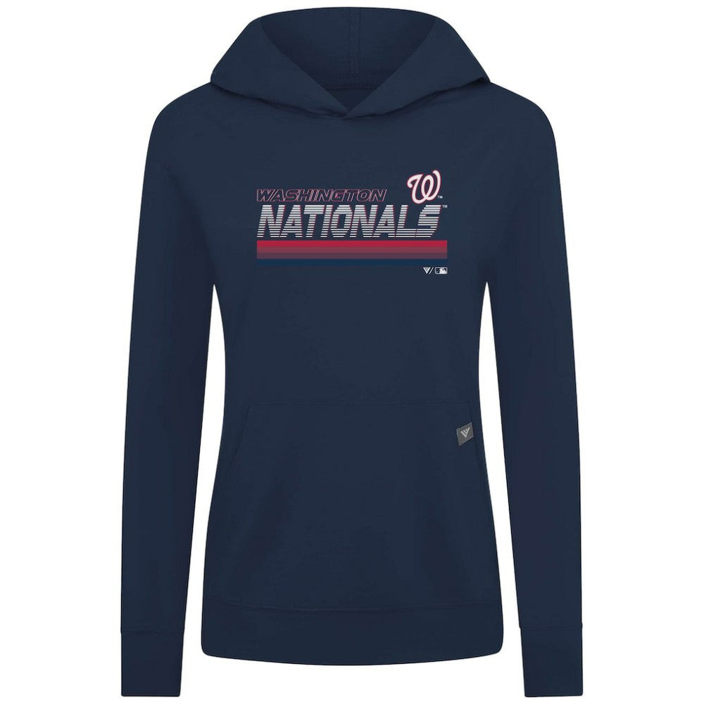 Washington Nationals Levelwear Women's Relay Breaker Pullover Hoodie | MLB Outlet