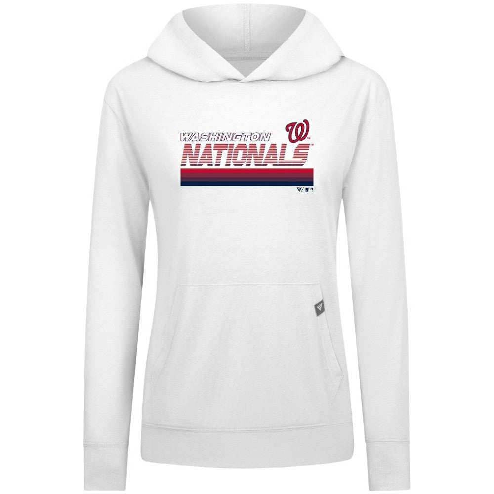 Washington Nationals Levelwear Women's Relay Breaker Pullover Hoodie | MLB Discount