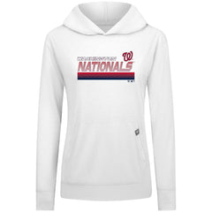 Washington Nationals Levelwear Women's Relay Breaker Pullover Hoodie | MLB Discount
