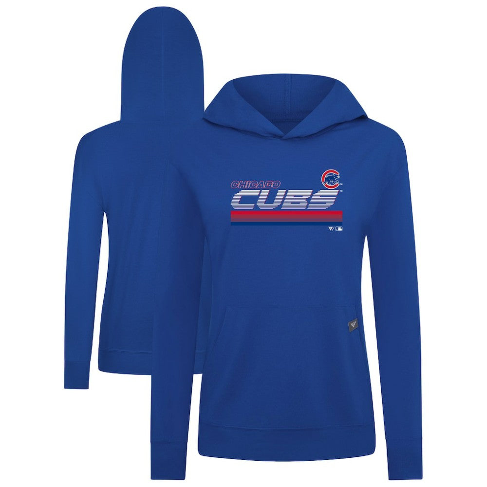 Chicago Cubs Levelwear Women's Relay Breaker Pullover Hoodie | MLB Shop