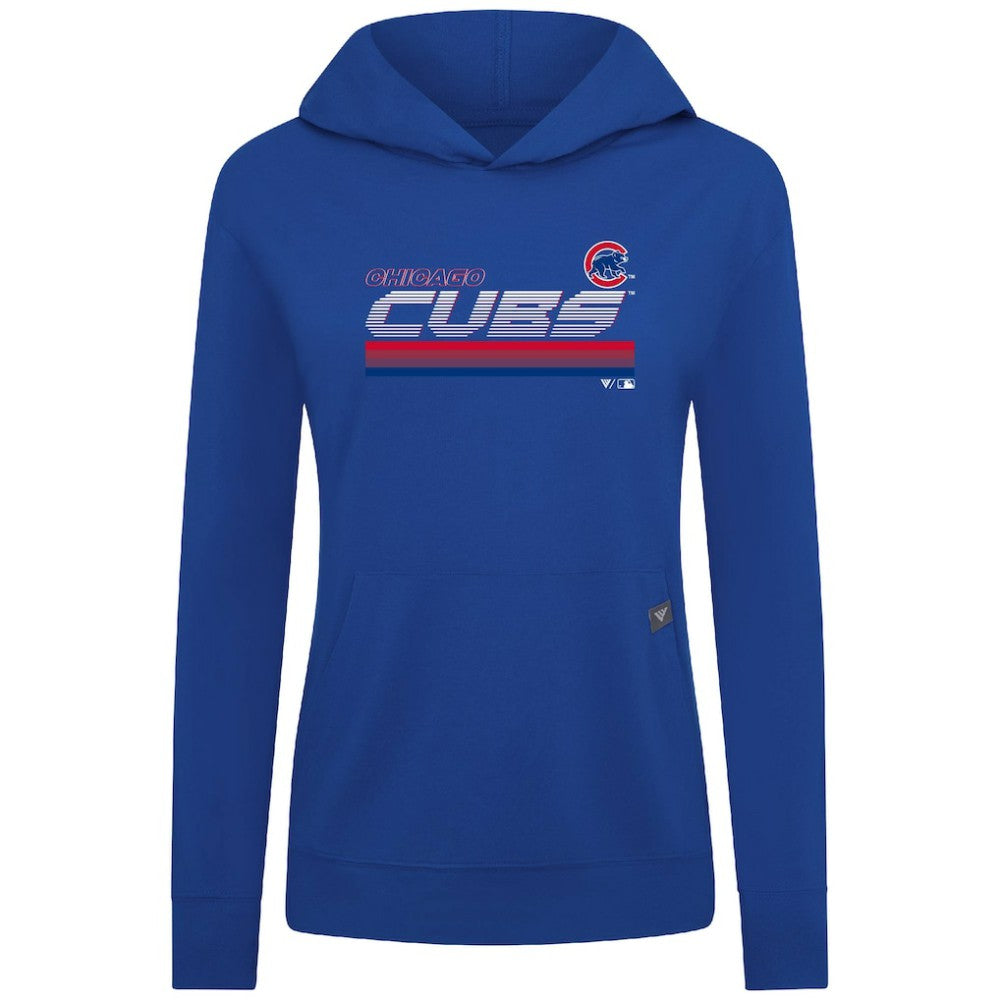 Chicago Cubs Levelwear Women's Relay Breaker Pullover Hoodie | MLB Shop