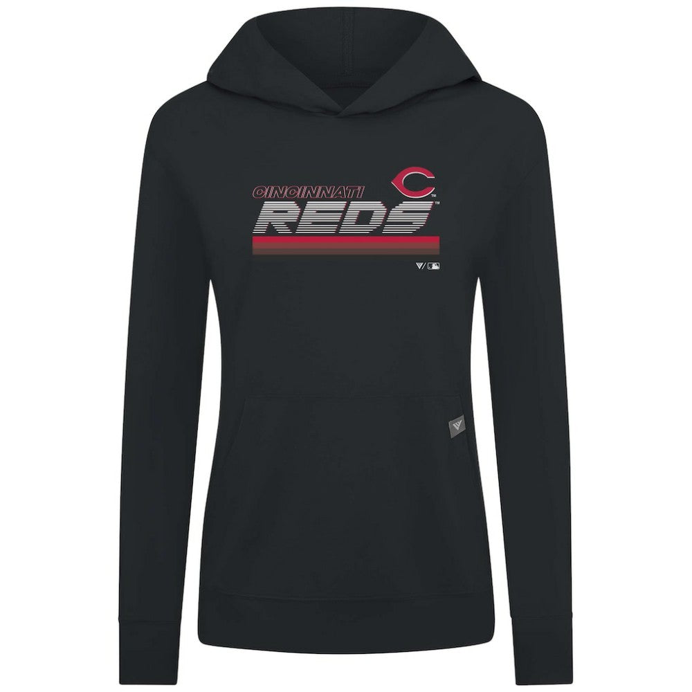 Cincinnati Reds Levelwear Women's Relay Breaker Pullover Hoodie | MLB Online