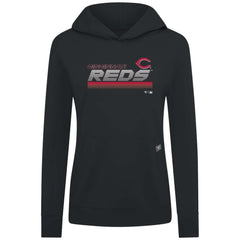 Cincinnati Reds Levelwear Women's Relay Breaker Pullover Hoodie | MLB Online
