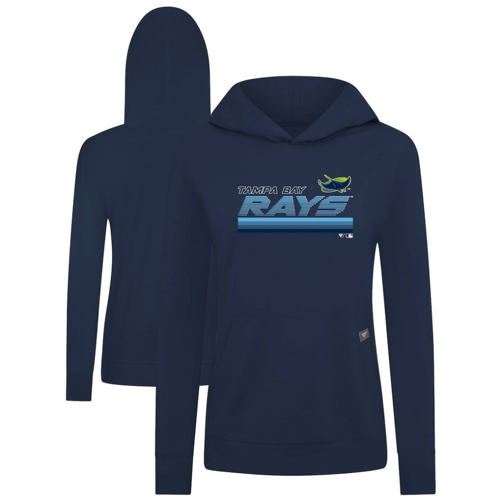 Tampa Bay Rays Levelwear Women's Relay Breaker Pullover Hoodie | MLB New