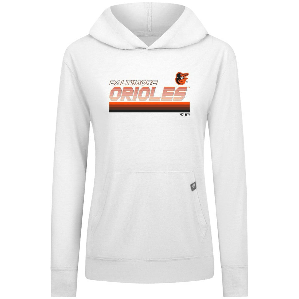 Baltimore Orioles Levelwear Women's Relay Breaker Pullover Hoodie | MLB New