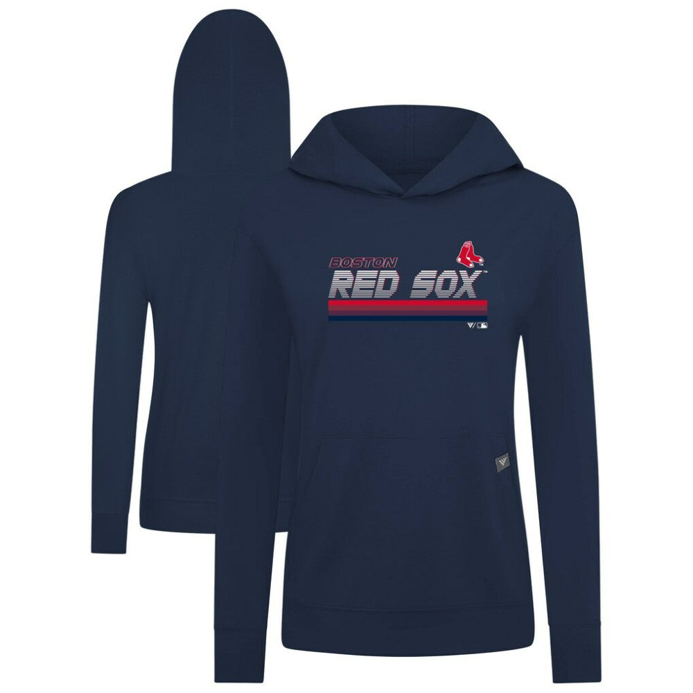 Boston Red Sox Levelwear Women's Relay Breaker Pullover Hoodie | MLB On Sale