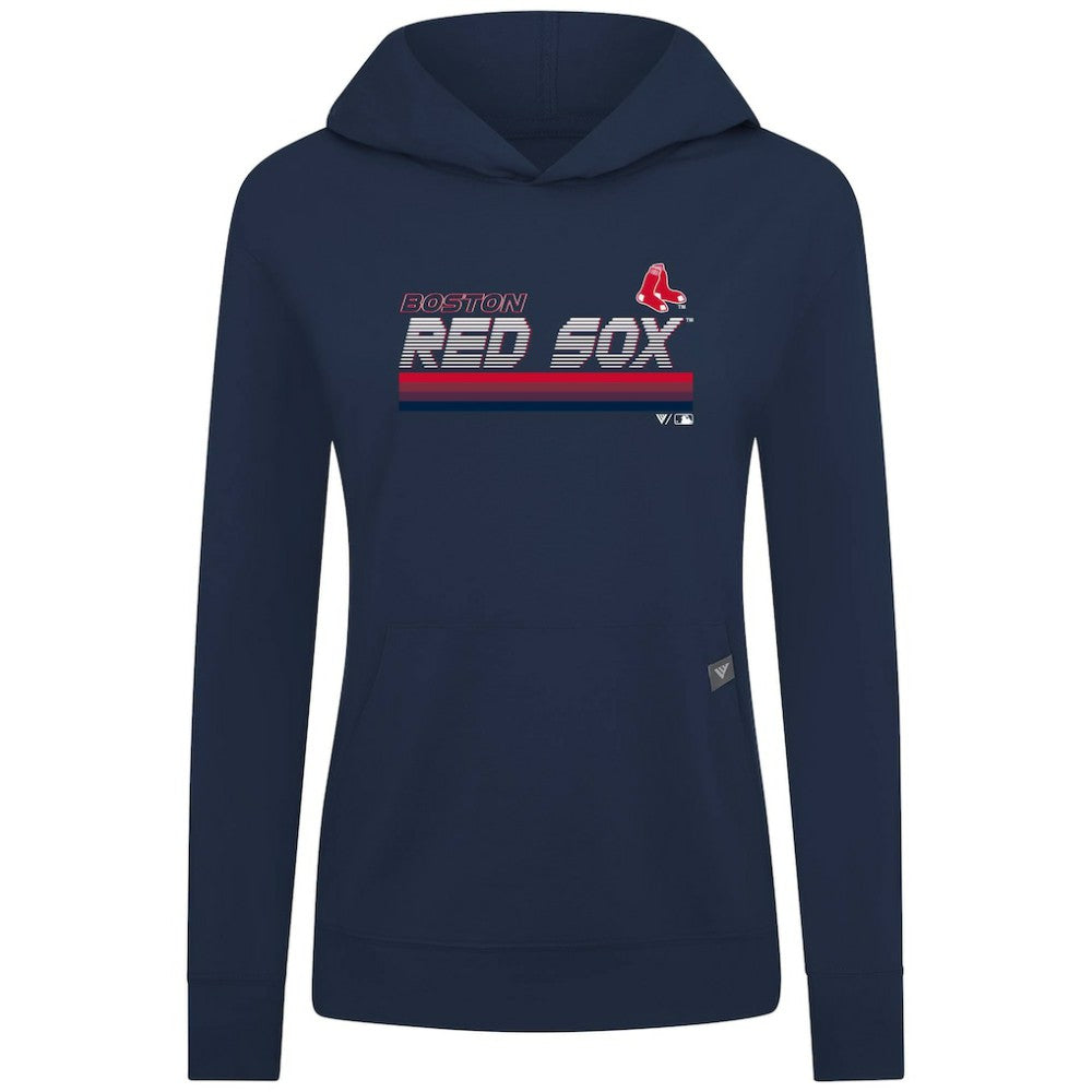 Boston Red Sox Levelwear Women's Relay Breaker Pullover Hoodie | MLB On Sale