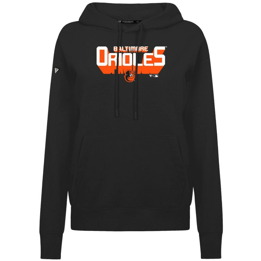 Baltimore Orioles Levelwear Women's Adorn Retro 3D Pullover Hoodie | MLB US