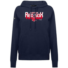 Boston Red Sox Levelwear Women's Adorn Retro 3D Pullover Hoodie | MLB Shop