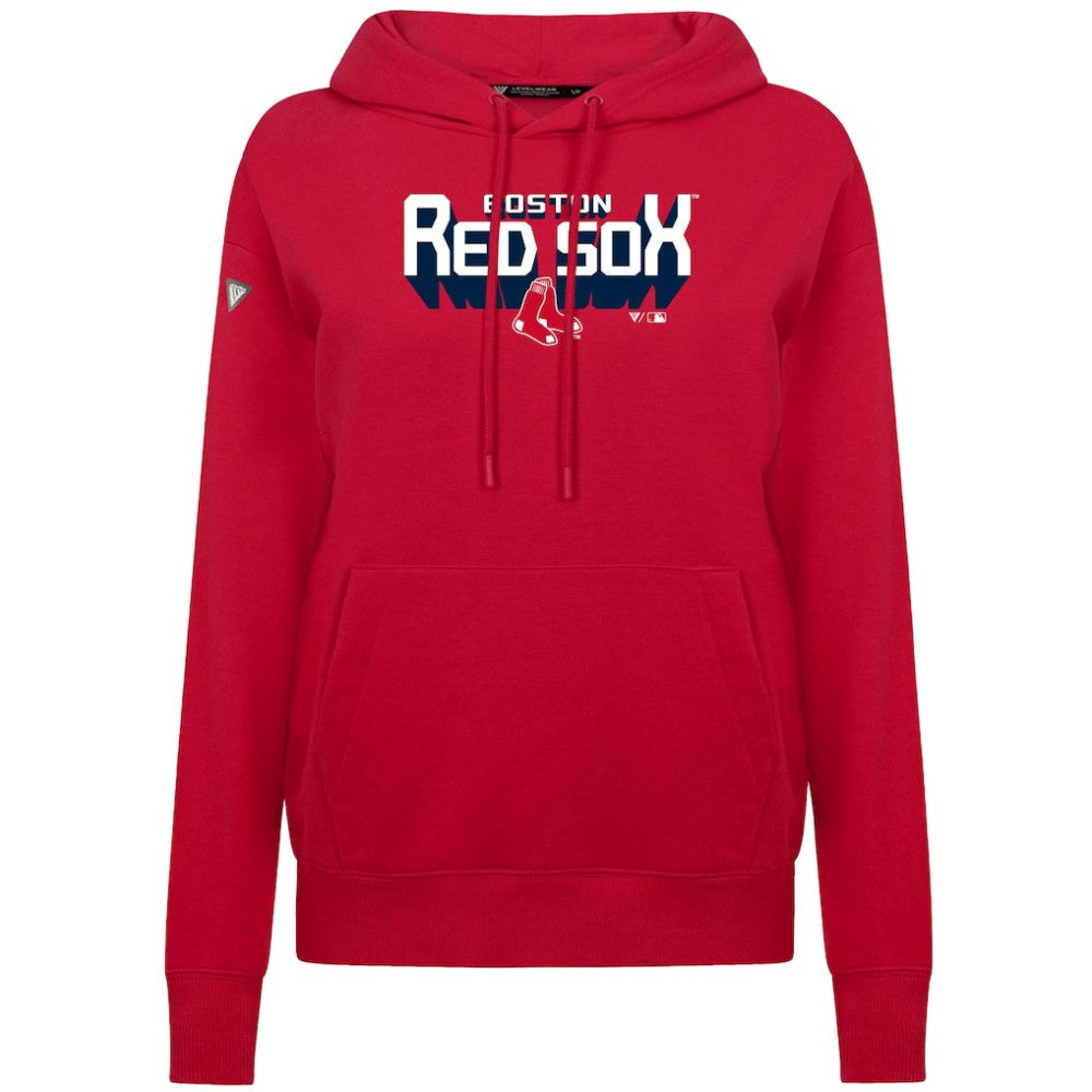 Boston Red Sox Levelwear Women's Adorn Retro 3D Pullover Hoodie | MLB Near me