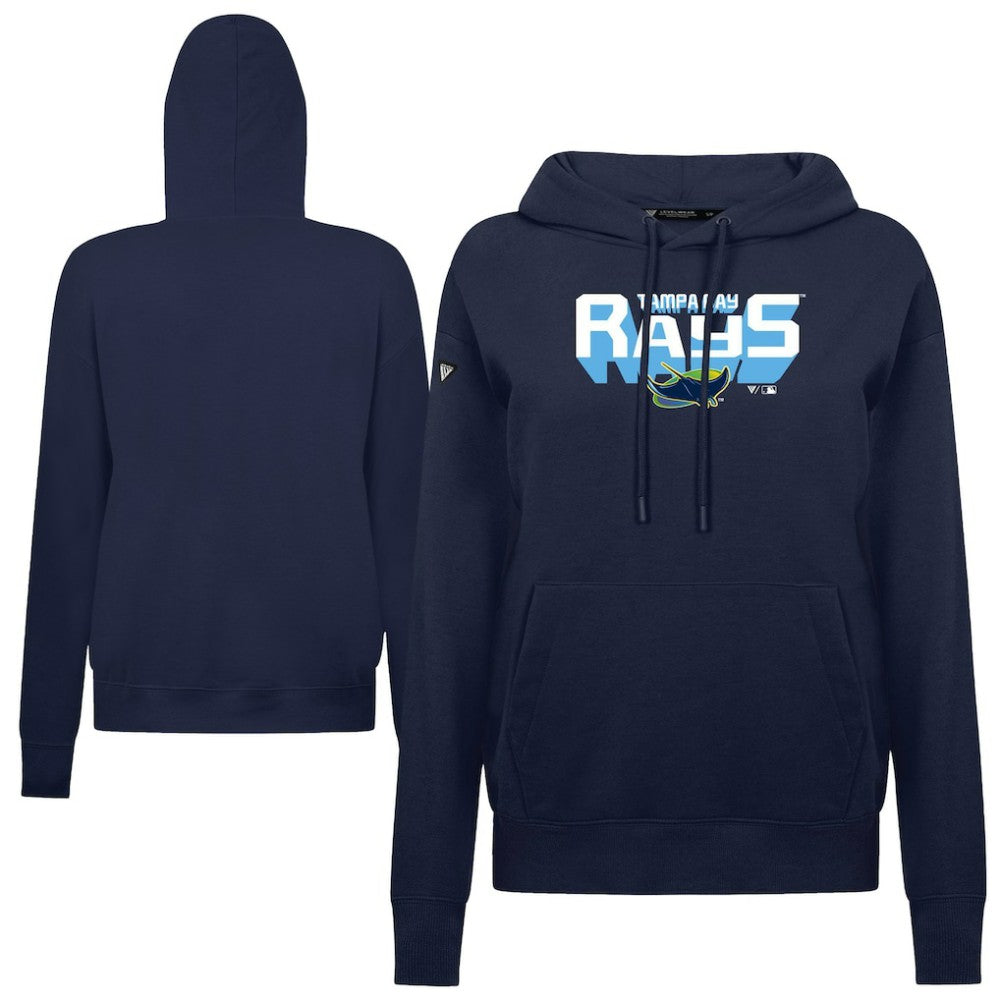 Tampa Bay Rays Levelwear Women's Adorn Retro 3D Pullover Hoodie | MLB Near me
